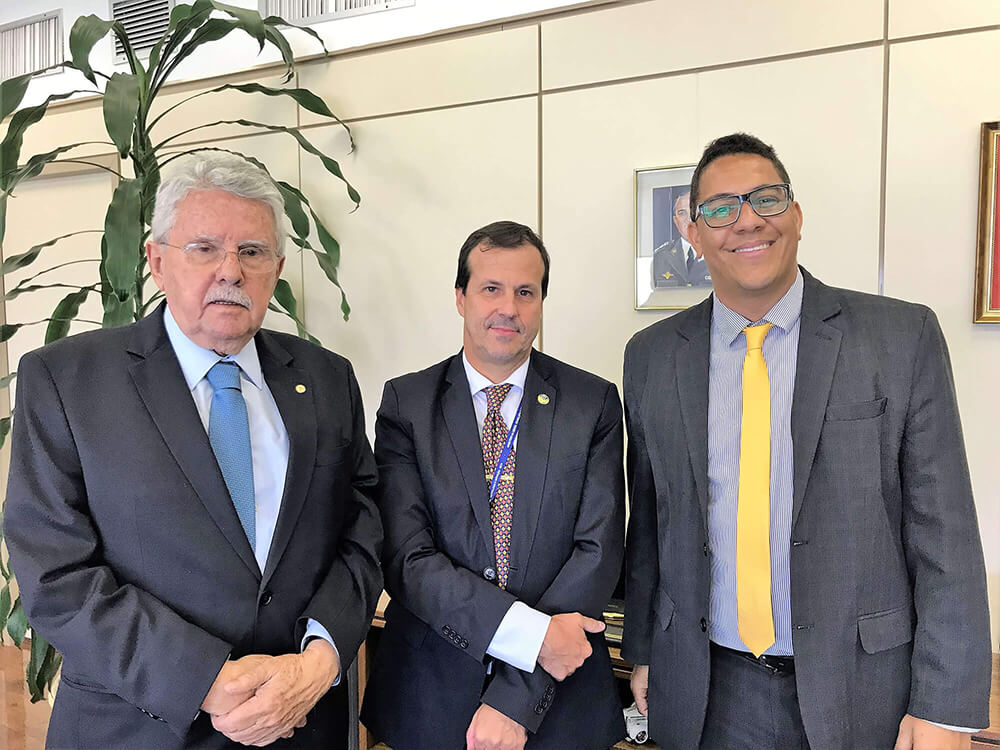 Deputado Luiz Antônio e vereador Professor Rafael