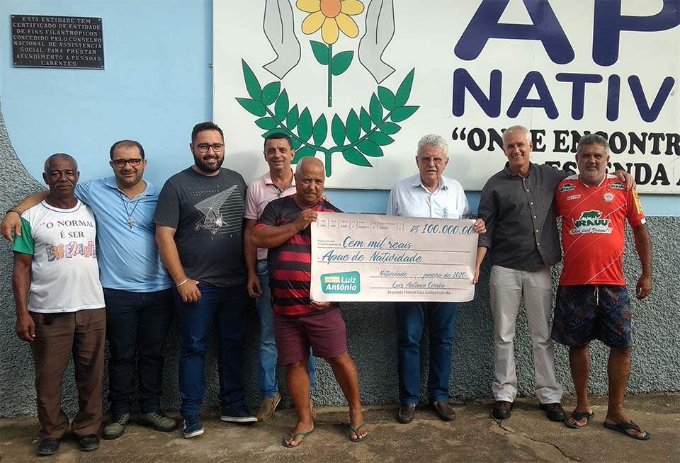 Deputado Luiz Antônio libera verbas de emendas para Natividade