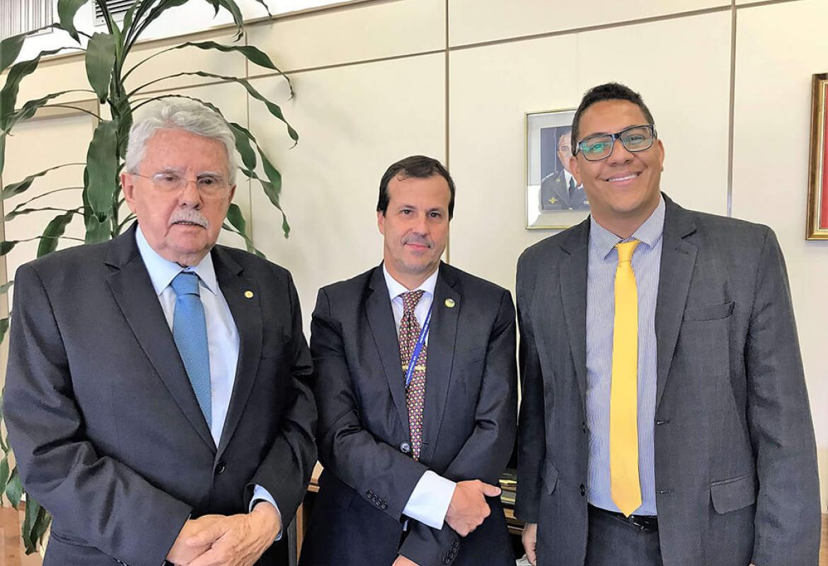 Deputado Luiz Antônio e vereador Professor Rafael