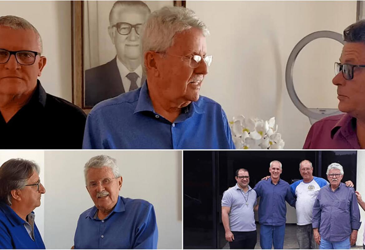 Deputado Luiz Antônio Corrêa recebe autoridades do Noroeste Fluminense