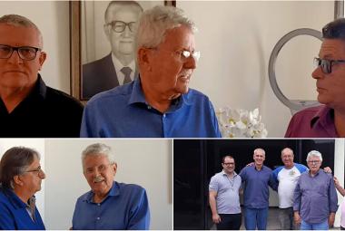 Deputado Luiz Antônio Corrêa recebe autoridades do Noroeste Fluminense